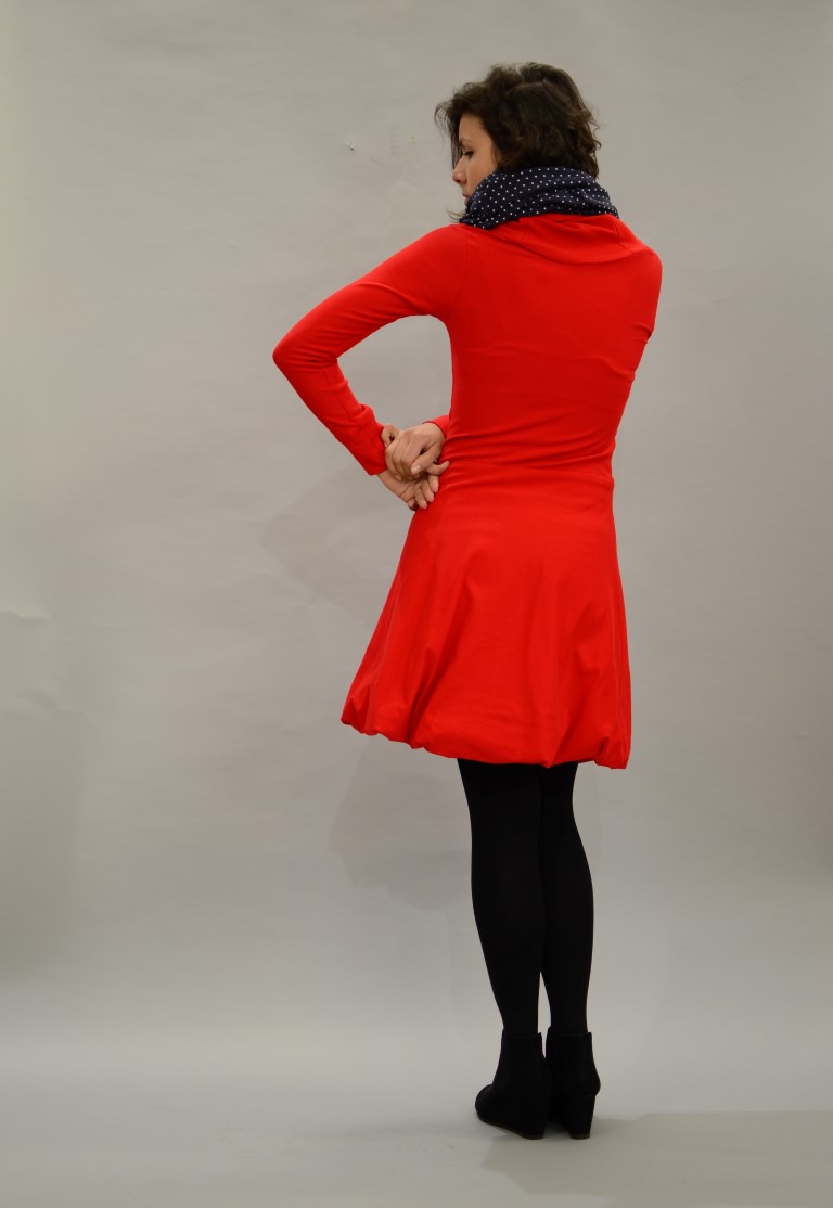 DSC_1646 (Medium) Hoodie Kleid rot