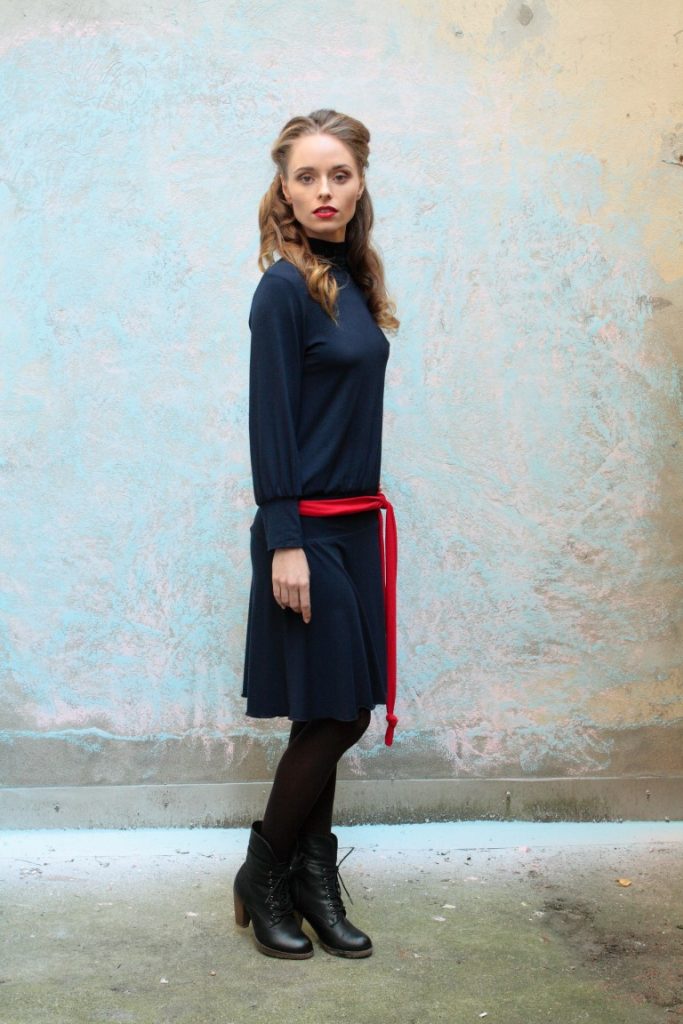 langarm Kleid, slowfashion, vegan