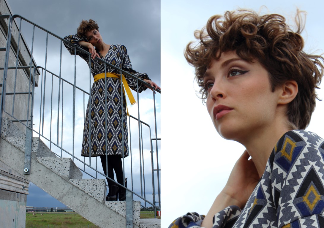 Wickelkleid Ethnomuster