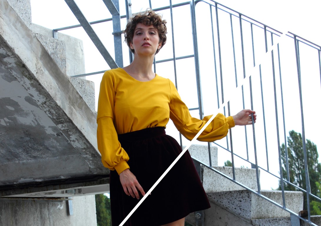 Ballonärmel sweater