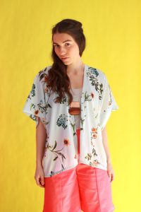 florale Kimono Jacke