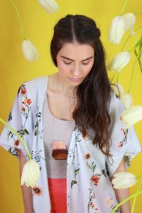 florale Kimono Jacke