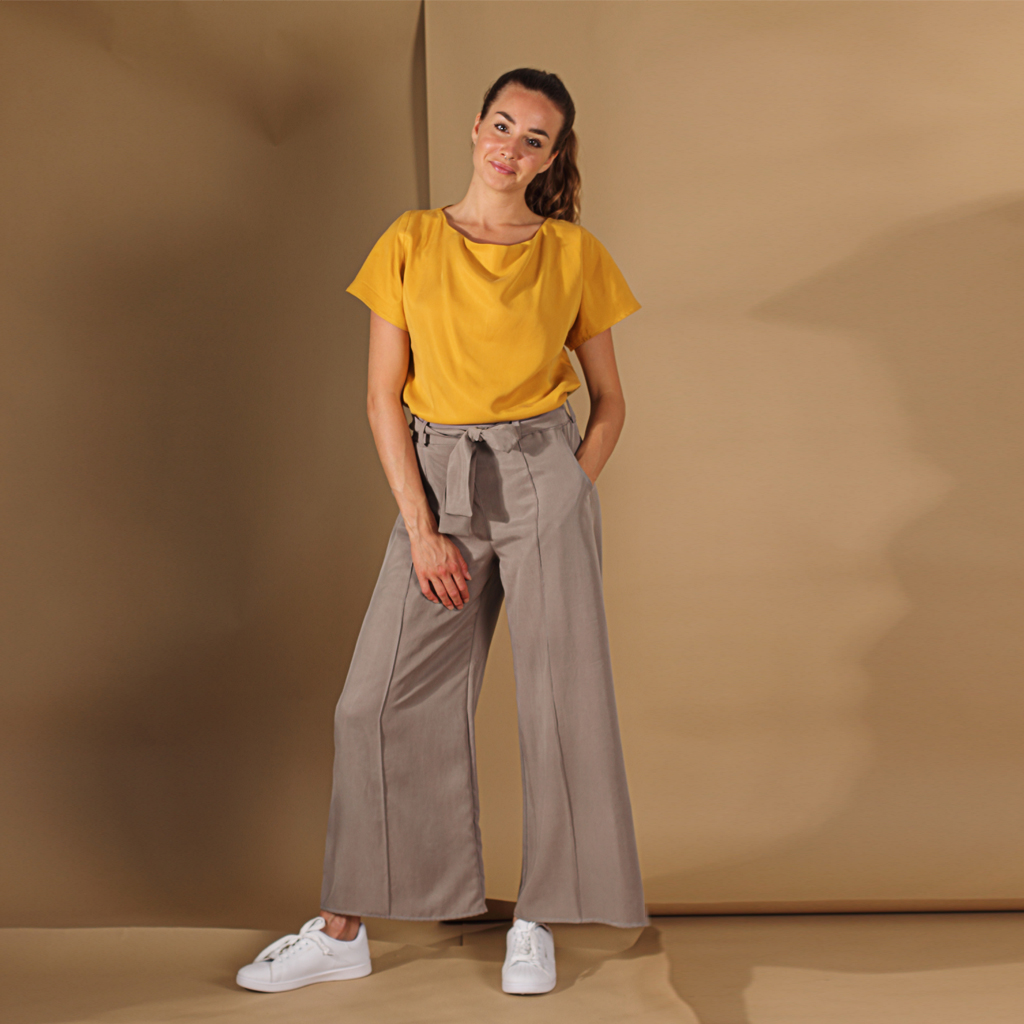 Hose_JaninaKhaki2 Tencel Hose Khaki