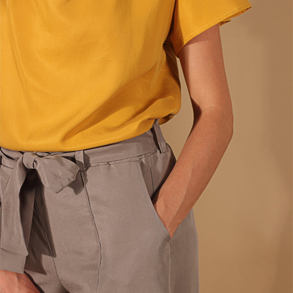 Hose_JaninaKhaki3 Tencel Hose Khaki