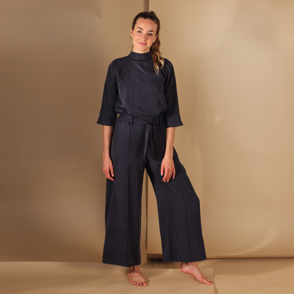 Juma_blau Tencel Bluse