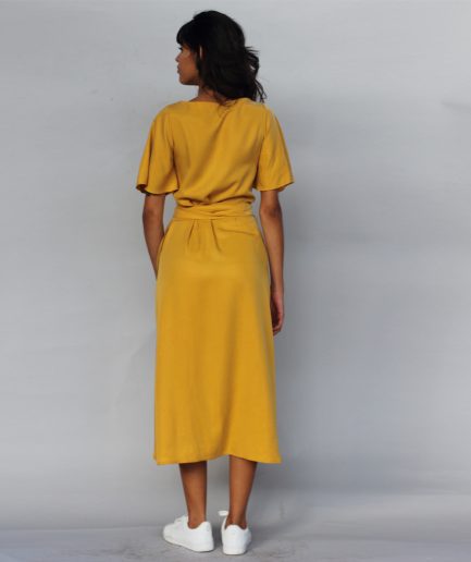 gelbes Tencelkleid Luma