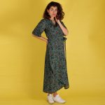 Wrapdress aus Biobaumwolle