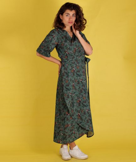 Wrapdress aus Biobaumwolle