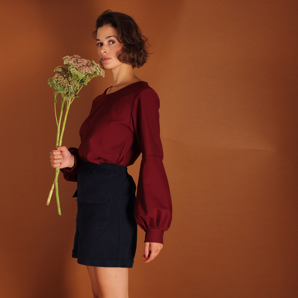 Shorts_Audre1 Blaue Cordshorts