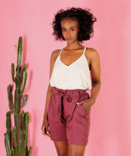 Tencel Shorts Alohma/ berry