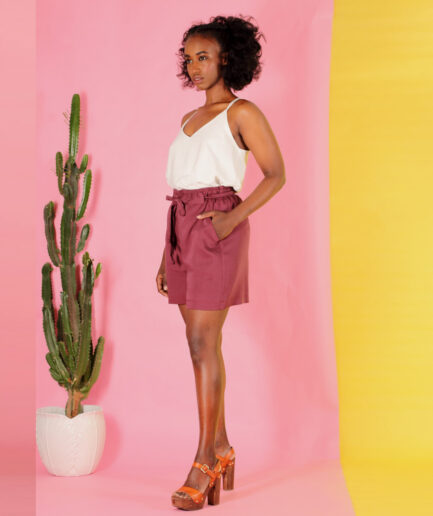 Tencel Shorts Alohma/ berry