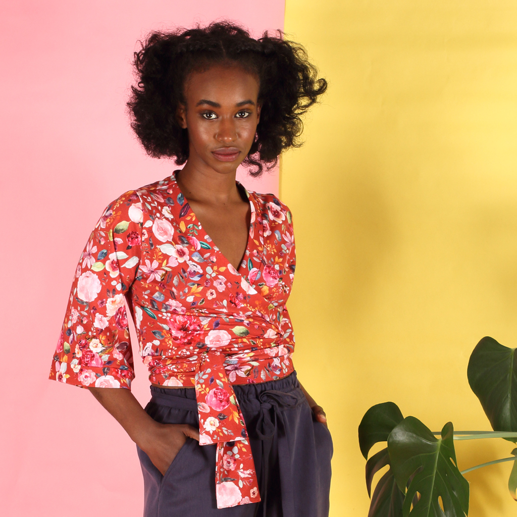 Kimberle_shortshirt2 Wickelshirt Kimberlé mit kurzen Armen