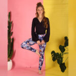 Leggings Chara mit Batikmuster