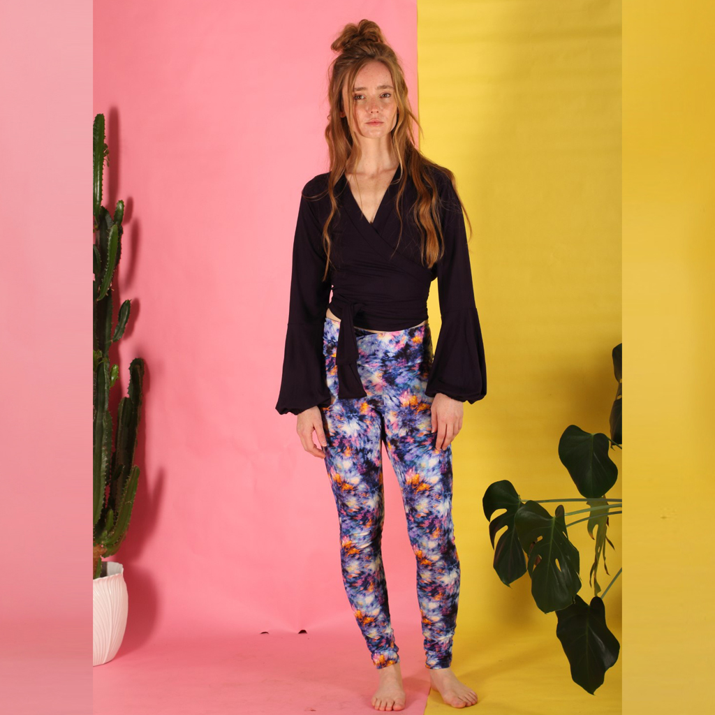 Leggings_Chara3 Leggings Chara mit Batikmuster