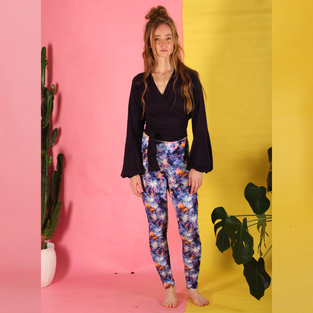 Leggings_Chara5 Leggings Chara mit Batikmuster