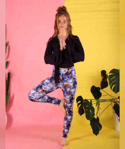 Leggings Chara mit Batikmuster