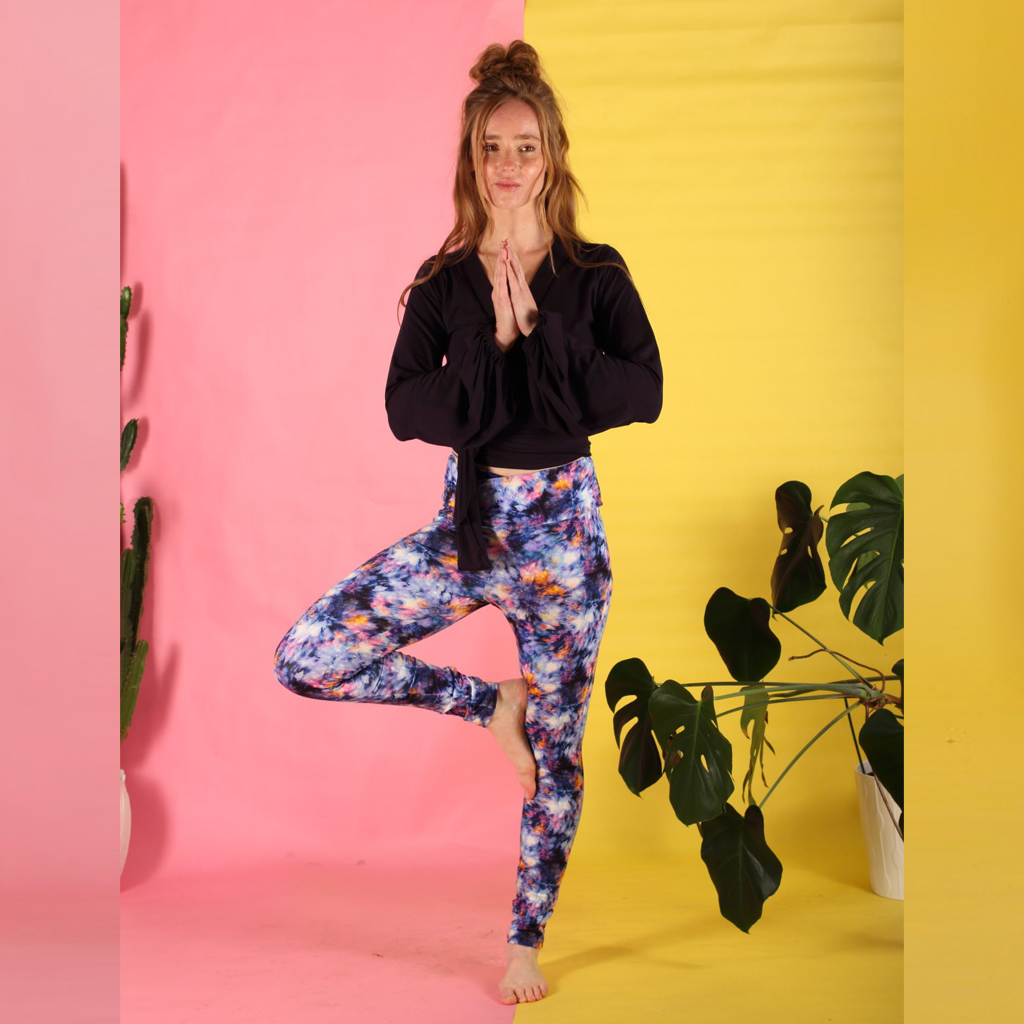 Leggings_Chara8 Leggings Chara mit Batikmuster