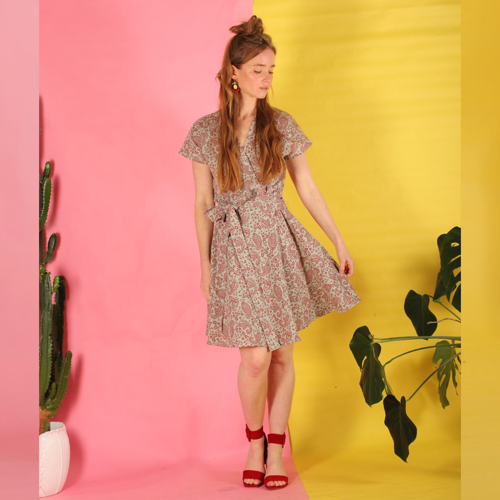 Pamina_dress1 Wrapdress Pamina aus Bio Baumwolle
