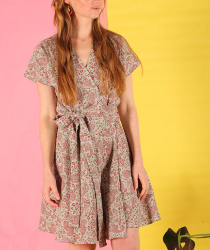 Wrapdress Pamina aus Bio Baumwolle
