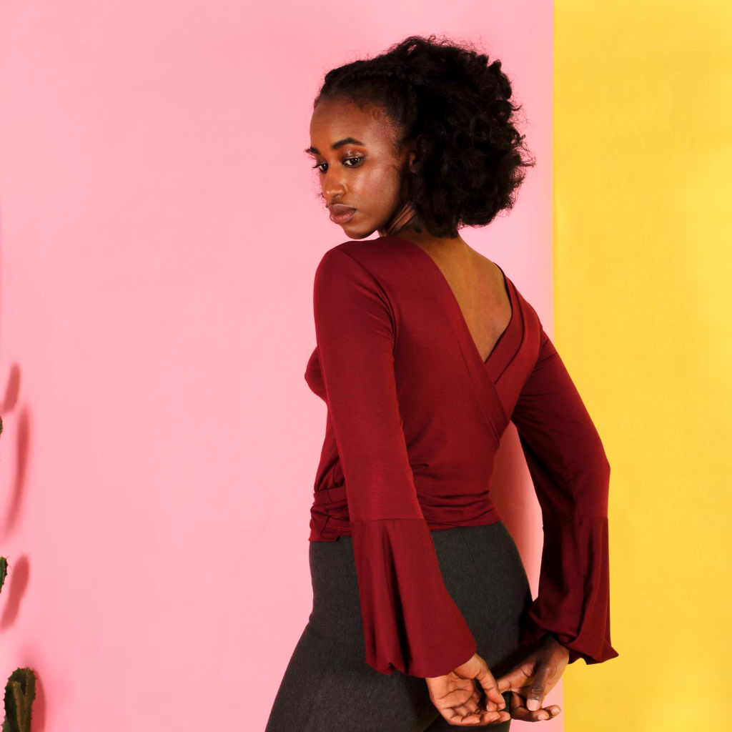 Runa_berry5 Tencel Wickelshirt Runa/berry