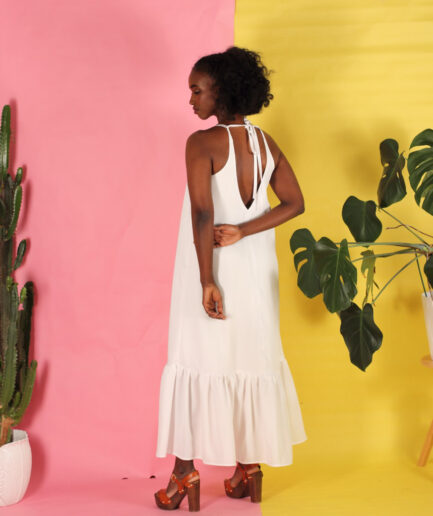 Volantkleid Saram aus Tencel