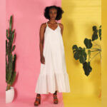 Volantkleid Saram aus Tencel