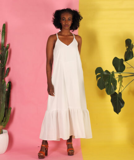 Volantkleid Saram aus Tencel