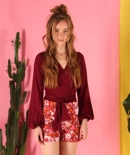 Shorts Kimberlé mit Blumenmuster