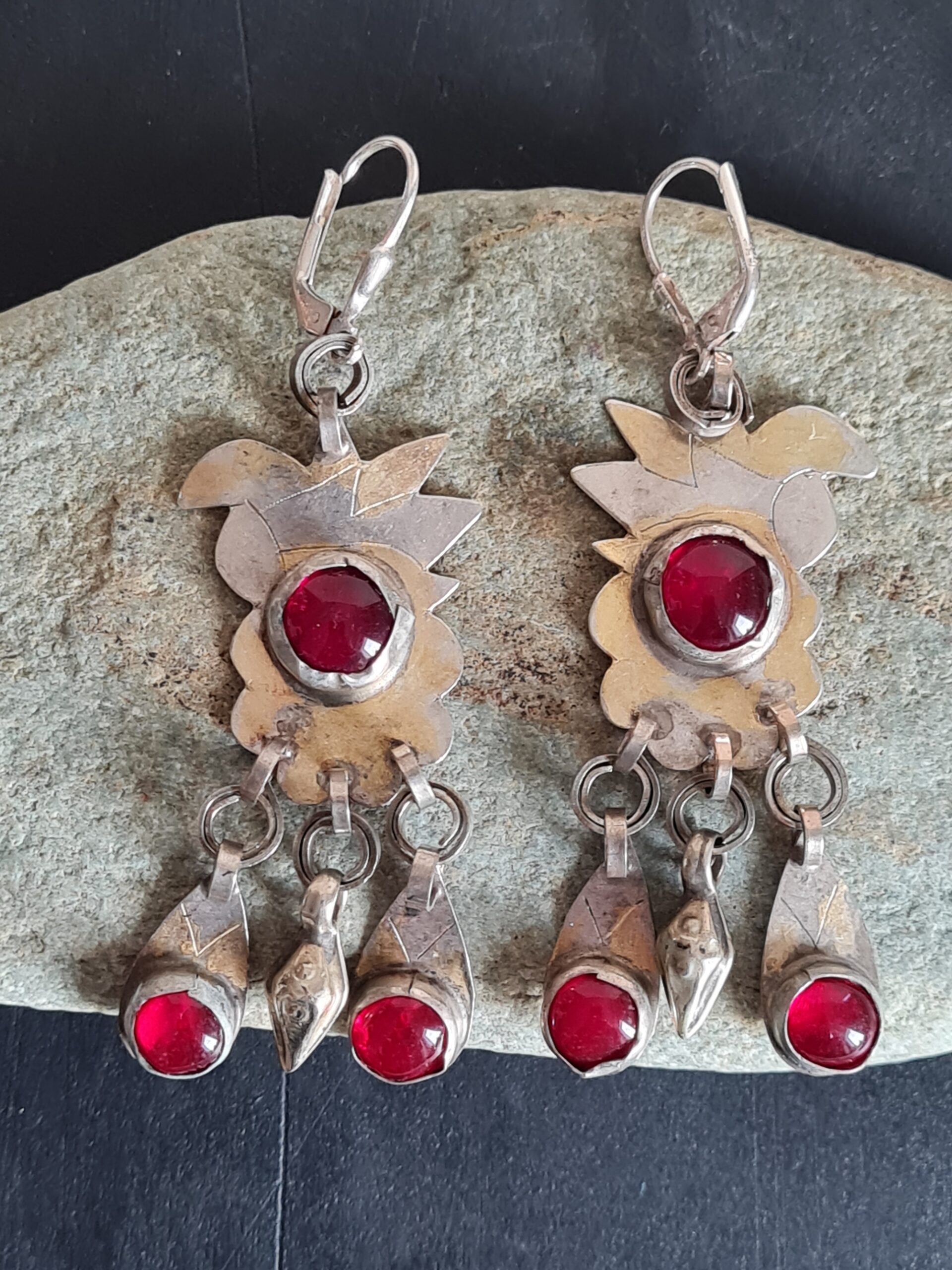 20240129_151921 Silber Tribal-Ohrringe