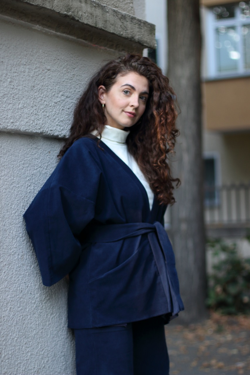 Kimono_blau_5 Large Kimonojacke aus Biobaumwolle