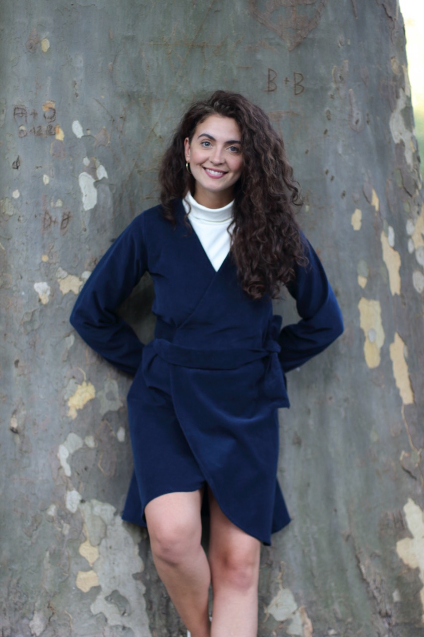 Cordkleid_blau_4 Large Wickelkleid aus Cord blau