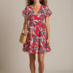 nachhaltige Wickelkleid mit Dschungelprint